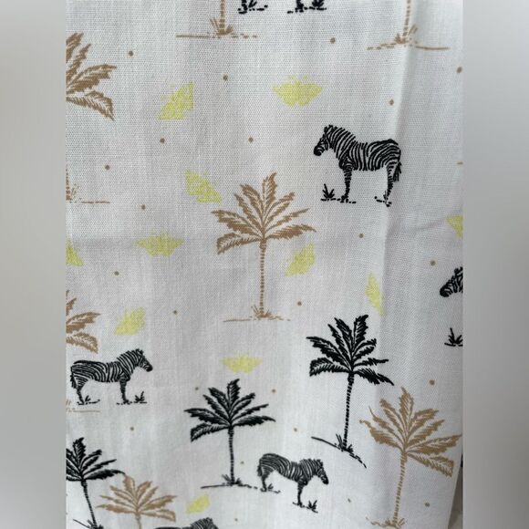 NWT Ann taylor Loft Woman’s xs button down zebra shirt - Picture 3 of 5